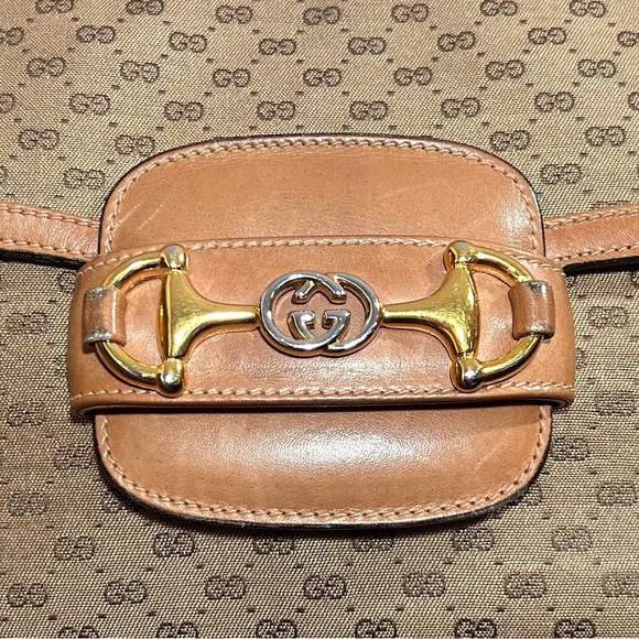 1970’s Vintage Gucci Horsebit 1955 Shoulder Bag - Picture 4 of 13